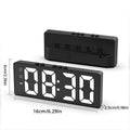 LED Mirror Table Clock Digital Alarm Snooze Display Time Desktop Electronic Table Clocks Desktop Clock